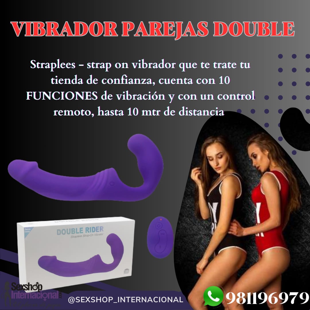 VIBRADOR SOFISTICADO-DOBLE PENETRACION-A CONTROL REMOTO-PAREJAS-RECARGABLE-SEXSHOP LIMA 971890151 